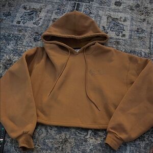 Born Primitive Caramel Crop Hoodie